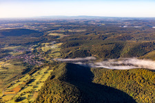 Lembach im Bundesland Bas-Rhin, Frankreich vom Flugzeug aus