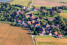 Luftaufnahme von Geisberg im Ortsteil Altenstadt in Wissembourg im Bundesland Bas-Rhin, Frankreich