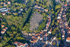 Cimetière de Niederbronn les Bains in Niederbronn-les-Bains im Bundesland Bas-Rhin, Frankreich