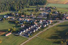 Rue des Jardins in Schœnenbourg im Bundesland Bas-Rhin, Frankreich