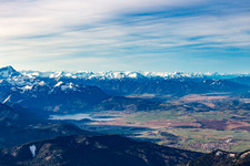 Kochelsee in Schlehdorf im Bundesland Bayern, Deutschland