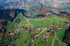 Luftbild von Ortsteil Schönbüch in Bühlertal im Bundesland Baden-Württemberg, Deutschland