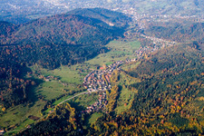 Dorfansicht im Ortsteil Lichtental in Baden-Baden im Bundesland Baden-Württemberg, Deutschland