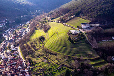Luftbild von Arens Hotel 327m NN im Ortsteil SaintMartin in Sankt Martin im Bundesland Rheinland-Pfalz, Deutschland