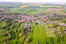 Luftaufnahme von Gros-Réderching im Bundesland Moselle, Frankreich