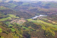 Étang de Haspelschiedt im Bundesland Moselle, Frankreich