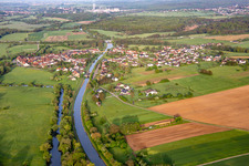 Herbitzheim von Nordosten im Bundesland Bas-Rhin, Frankreich