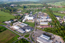 Gewerbegebiet Rue du Donon in Sarralbe im Bundesland Moselle, Frankreich