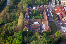 Luftbild von Gewerbegebiet LE HARAS mit Bluetek Sarralbe, SIA Service | Expert en sécurité incendie im Bundesland Moselle, Frankreich