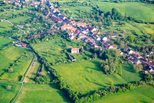 Luftbild von Château de Diedendorf im Bundesland Bas-Rhin, Frankreich