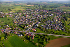 Petit-Réderching von Süden im Bundesland Moselle, Frankreich