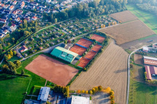 Tennisclub im Ortsteil Forchheim in Rheinstetten im Bundesland Baden-Württemberg, Deutschland