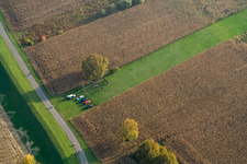 Modellflugplatz Hagenbach im Bundesland Rheinland-Pfalz, Deutschland