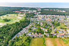 Karlshagen von Südwesten im Bundesland Mecklenburg-Vorpommern, Deutschland