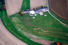 Linkenheim-Hochstetten. Segelflugplatz im Bundesland Baden-Württemberg, Deutschland