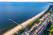 Seebrücke Bansin in Heringsdorf im Bundesland Mecklenburg-Vorpommern, Deutschland
