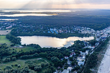 Schloonsee im Ortsteil Neuhof U in Heringsdorf im Bundesland Mecklenburg-Vorpommern, Deutschland