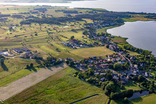 Vor dem Golfplatz des Golfclub Balmer See - Insel Usedom e.V in Benz im Bundesland Mecklenburg-Vorpommern, Deutschland