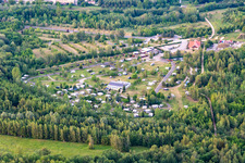 SeeCamping Zittauer Gebirge von Südwesten in Olbersdorf im Bundesland Sachsen, Deutschland