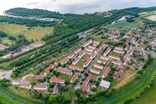 Plattenbausiedlung Karl-Marx-Straße im Ortsteil Hagenwerder in Görlitz im Bundesland Sachsen, Deutschland