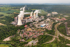Braunkohle Kraftwerk Turów "PGE Górnictwo i Energetyka Konwencjonalna S.A., Oddział Elektrownia Turów" in Bogatynia im Bundesland Niederschlesien, Polen