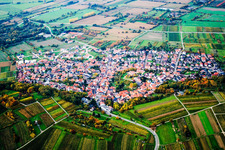 Malschenberg von Süden in Rauenberg im Bundesland Baden-Württemberg, Deutschland