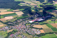 Förstina-Sprudel von Süden im Ortsteil Lütter in Eichenzell im Bundesland Hessen, Deutschland