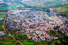 Luftbild von Rauenberg von Süden im Bundesland Baden-Württemberg, Deutschland