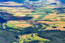 Erdmannrode von Westen in Schenklengsfeld im Bundesland Hessen, Deutschland