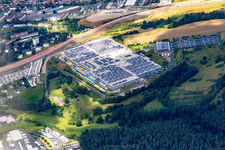 Amazon FRA3 Lager im Ortsteil Petersberg in Bad Hersfeld im Bundesland Hessen, Deutschland