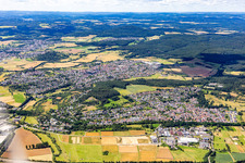 Krofdorf-Gleiberg von Osten in Wettenberg im Bundesland Hessen, Deutschland