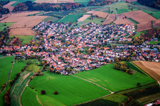 Horrenberg von Südwesten in Dielheim im Bundesland Baden-Württemberg, Deutschland