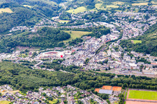Kirn von Süden im Bundesland Rheinland-Pfalz, Deutschland