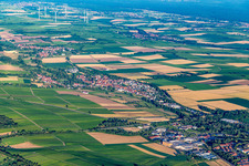 Ortsteil Kapellen in Kapellen-Drusweiler im Bundesland Rheinland-Pfalz, Deutschland von einer Drohne aus