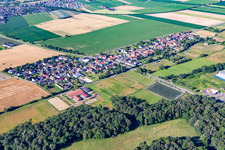 Minderslachen von Nordosten in Kandel im Bundesland Rheinland-Pfalz, Deutschland