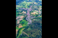 Gronau von Nordosten in Bensheim im Bundesland Hessen, Deutschland