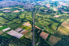 Luftaufnahme von Golfpark Kurpfalz in Schifferstadt im Bundesland Rheinland-Pfalz, Deutschland