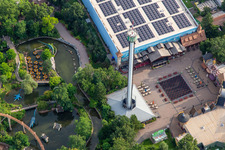 Platz der Fontänen im Holiday Park Germany in Haßloch im Bundesland Rheinland-Pfalz, Deutschland