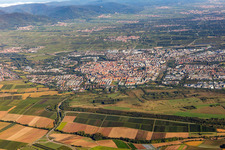 Stadt von Süden in Landau in der Pfalz im Bundesland Rheinland-Pfalz, Deutschland