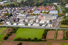 Neubauten-Baustelle an der Emil-Wachter-Straße im Ortsteil Mörsch in Rheinstetten im Bundesland Baden-Württemberg, Deutschland