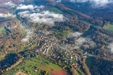 Schrägluftbild von Schorbach im Bundesland Moselle, Frankreich