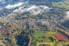 Schorbach im Bundesland Moselle, Frankreich von oben