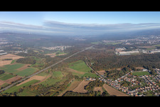 Verlauf der Autobahn A6 zwischen Kirkel und Bexbach im Ortsteil Altstadt im Bundesland Saarland, Deutschland