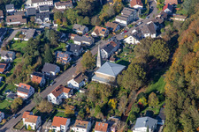 Kirche in der Marienstraße vom Ortsteil Schwarzenacker im Ortsteil Einöd in Homburg im Bundesland Saarland, Deutschland
