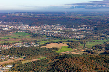 Stadt von Westen in Homburg im Bundesland Saarland, Deutschland
