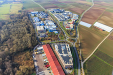 Gewerbepark W und W II in Herxheim bei Landau im Bundesland Rheinland-Pfalz, Deutschland