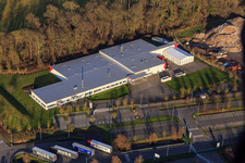 Thermo Fisher am Erlenbachweg im Ortsteil Minderslachen in Kandel im Bundesland Rheinland-Pfalz, Deutschland von oben