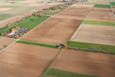 Luftaufnahme von Modellflugplatz des FMC Offenbach eV in Offenbach an der Queich im Bundesland Rheinland-Pfalz, Deutschland