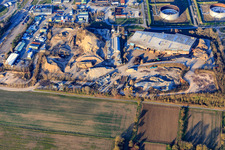 BEB Bioenergie Baden GmbH und Peter Gross Umwelt GmbH & Co. KG an der Nördliche Raffineriestraße im Ortsteil Knielingen in Karlsruhe im Bundesland Baden-Württemberg, Deutschland