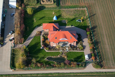 Drohnenbild von Gemüseanbau - Dieter Stubenbordt in Zeiskam im Bundesland Rheinland-Pfalz, Deutschland